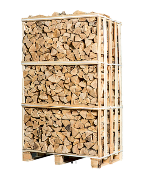 Paleta de leña de carpe secada en horno