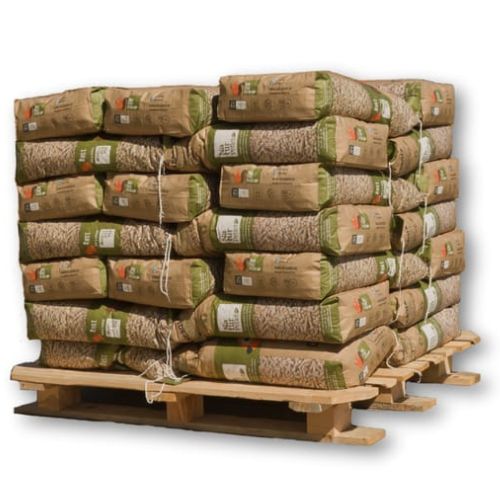 Media Palet de Naturpellet - 40 Sacos de 15kg (Calidad ENplus A1)
