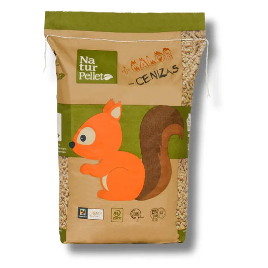 Naturpellets. 50-Palets de 3850 sacos certificado Enplus de 15 kg