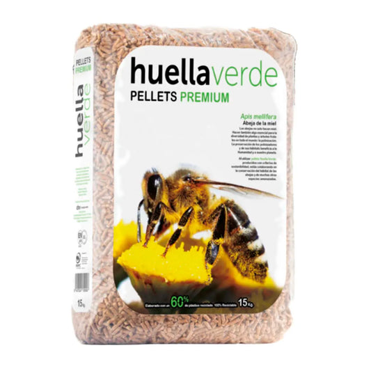 Palet de Pellet de Madera Natural – 77 Sacos de 15 kg (1.155 kg) Certificado ENplus A1
