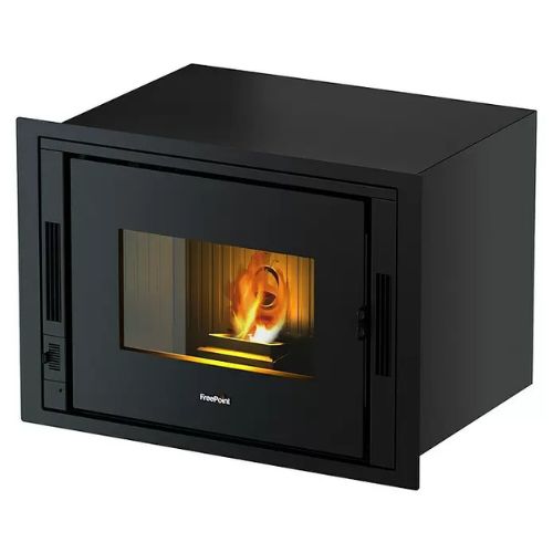 Insertable de Pellets Zen WiFi – Chimenea Encastrable con Control Smart y Diseño Minimalista