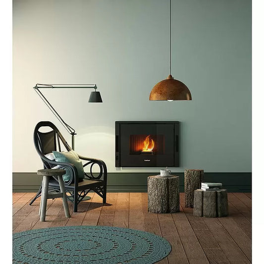 Insertable de Pellets Zen WiFi – Chimenea Encastrable con Control Smart y Diseño Minimalista