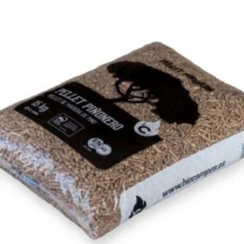 Palet de Pellet Piñonero - 42 Sacos de 15kg (Certificado ENplus A1)